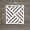 Ekena Millwork Medium Allen Decorative Fretwork Wall Panels in Architectural Grade PVC, 15 3/8"W x 15 3/8"H x 3/8"T WALP16X16ALL - alternate 5